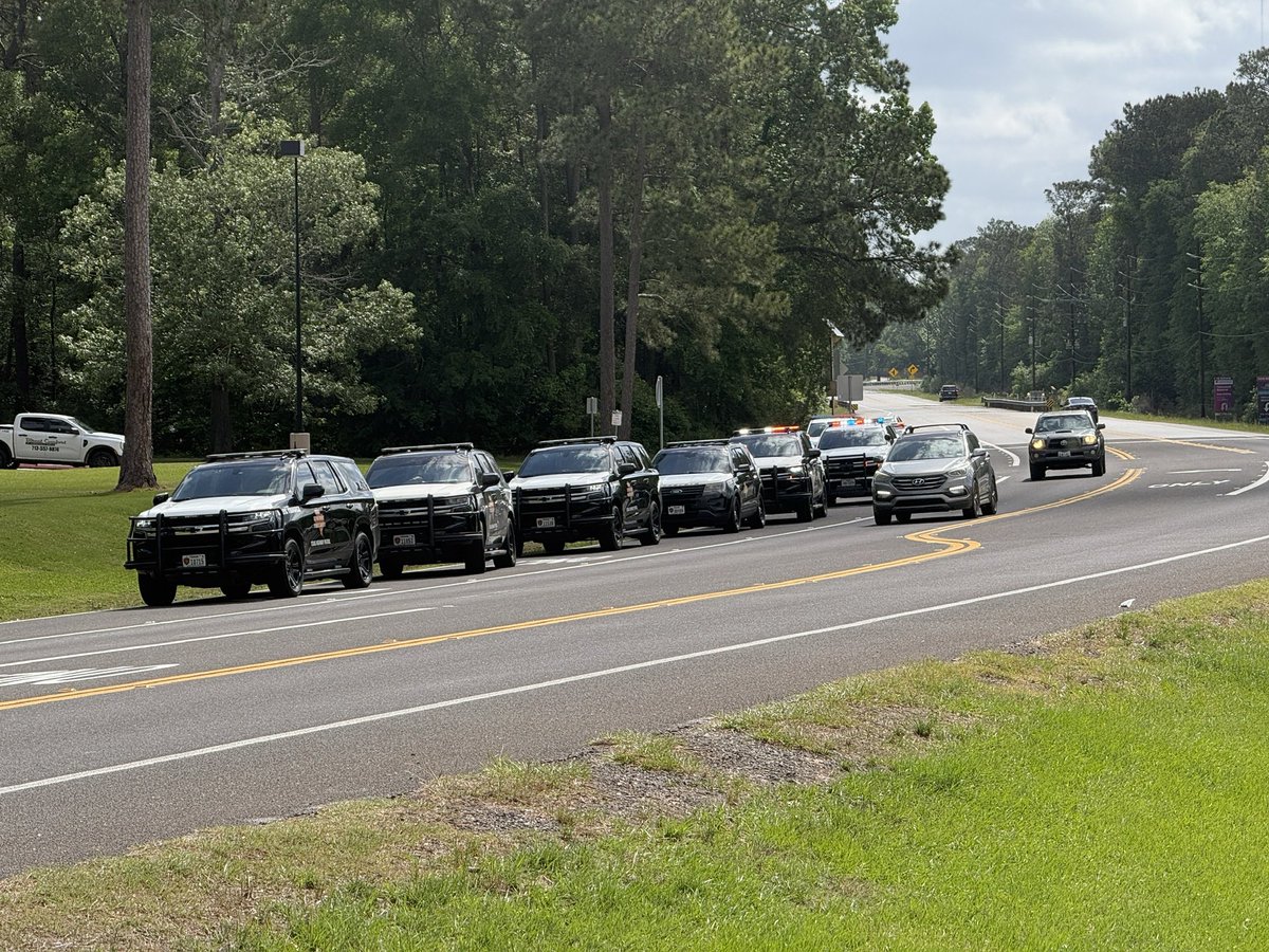 There’s a massive police presence outside Splendora High School in Montgomery County, Texas. The Montgomery County Sheriff's Office says they are in command of a scene, but further information has not been provided