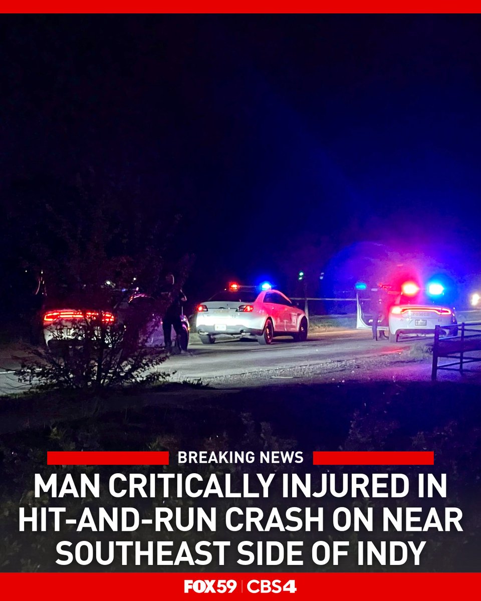 A pedestrian was critically injured in a hit-and-run crash on the near southeast side of Indianapolis Sunday night. Detectives believe the suspect vehicle involved in the crash was an older, silver-colored car
