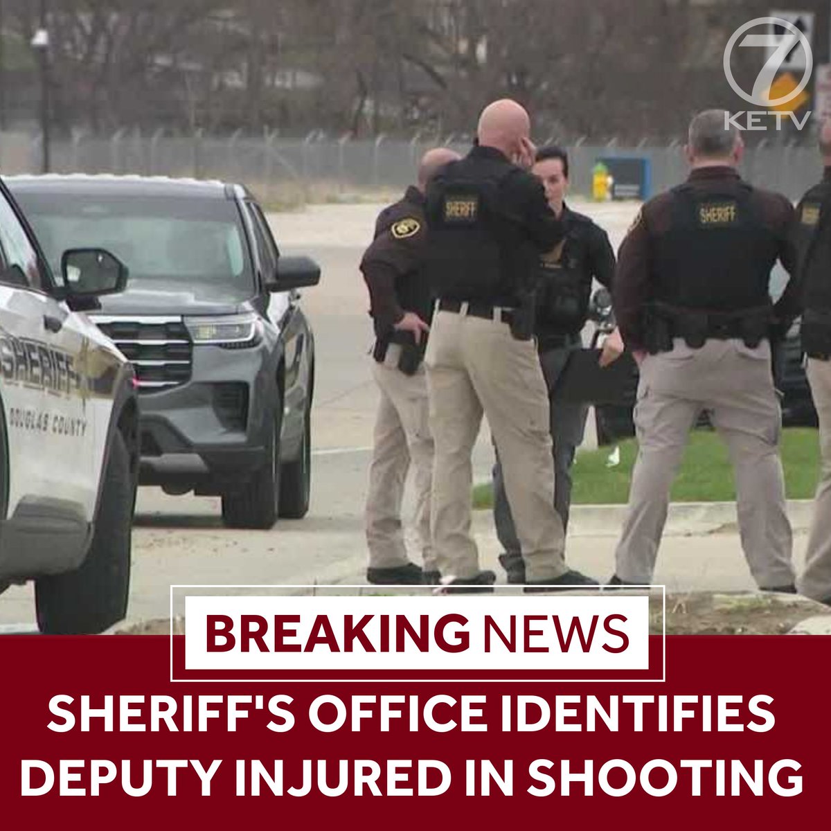 The Douglas County Sheriff's Office identified the deputy who was injured in Sunday's shooting at a northwest Omaha apartment complex.