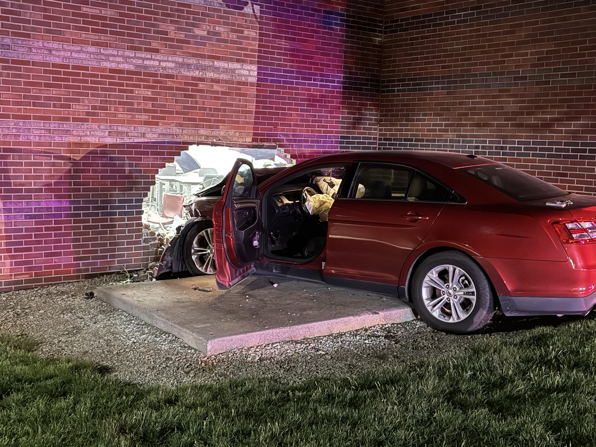 A drunk driver slammed into Belzer Middle School in Lawrence on Sunday night and then took off. A little before 10 p.m., Lawrence police were called to the school on the report of an accident. They found the vehicle but the driver was nowhere to be found