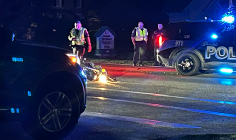 Crash under investigation involving police cruiser, motorcycle