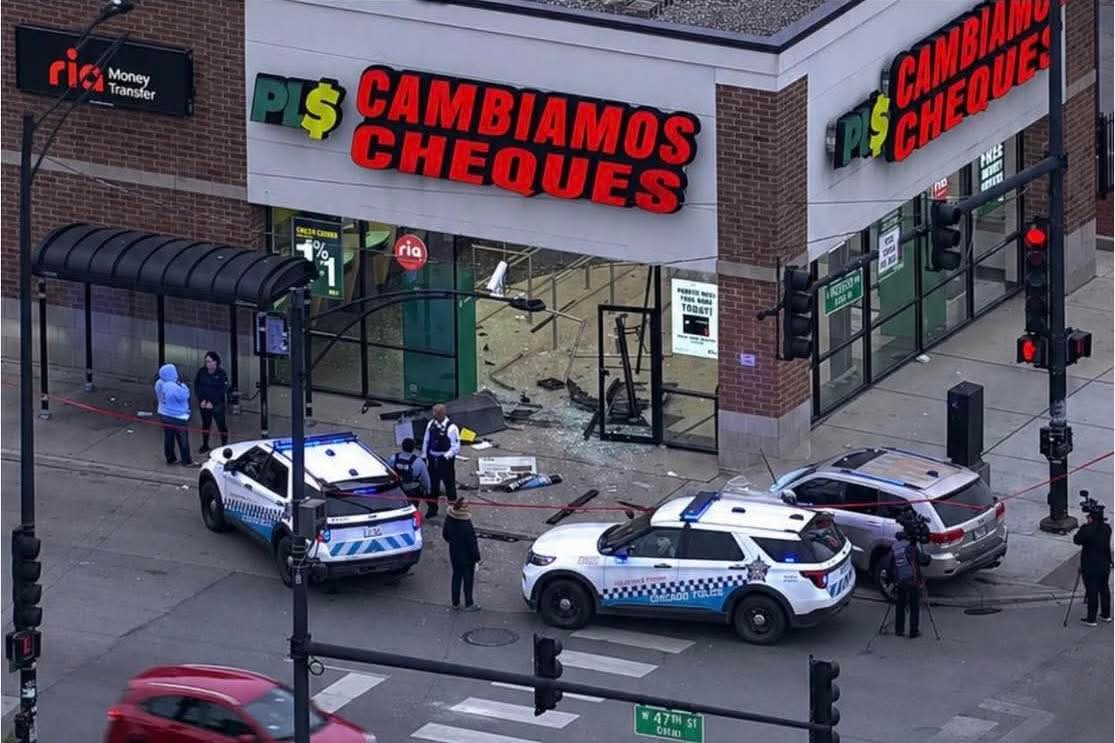 Chicago police are investigating an incident on the city's southwest side. The robbery took place around 5:15 a.m. at a PLS Check Cashers location in the 2400 block of West 47th Street