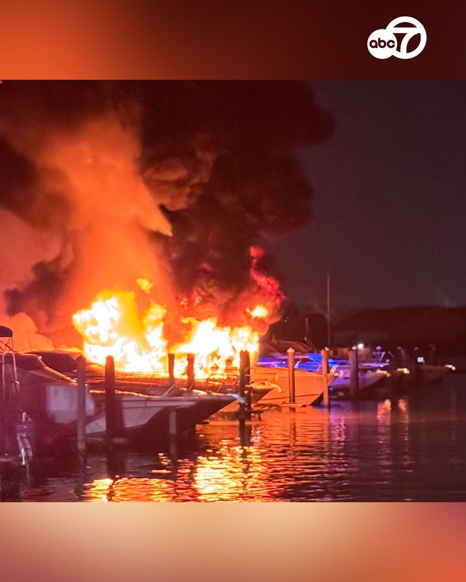 BOAT FIRE: D.C. Fire and EMS crews were called to the James Creek Marina, where one boat was found fully engulfed in flames