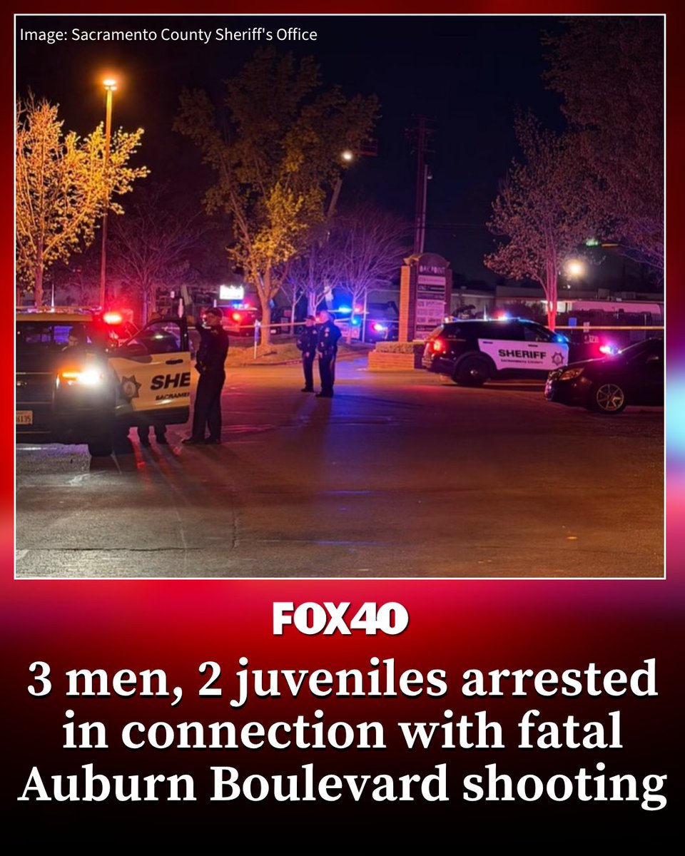 Five people, including two juveniles, were arrested in connection with a shooting that left a woman dead and a man injured in a car, Sacramento deputies said.