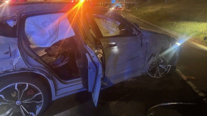 Portland man arrested after I-205 chase ends in crash