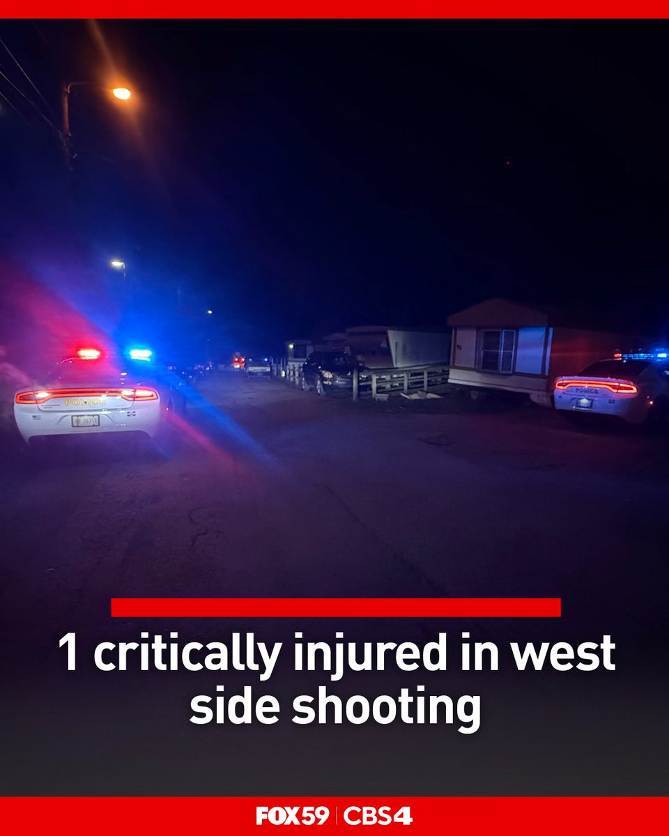 An investigation is underway after one person was critically injured in a shooting on Indy's west side Saturday night