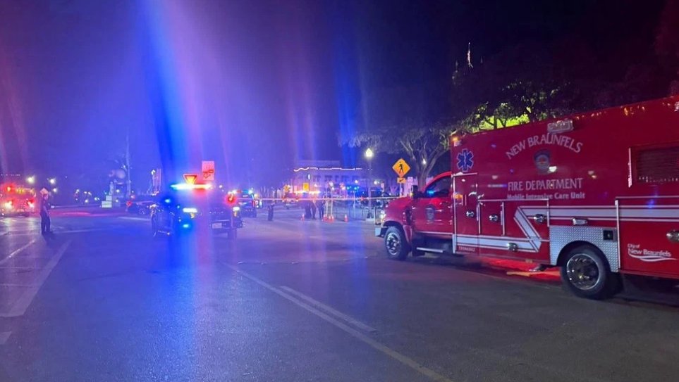 New Braunfels man was arrested after a downtown drive-by shooting injured three people. Police say the suspect fired at two intended targets, striking a third victim. All are hospitalized; charges are pending