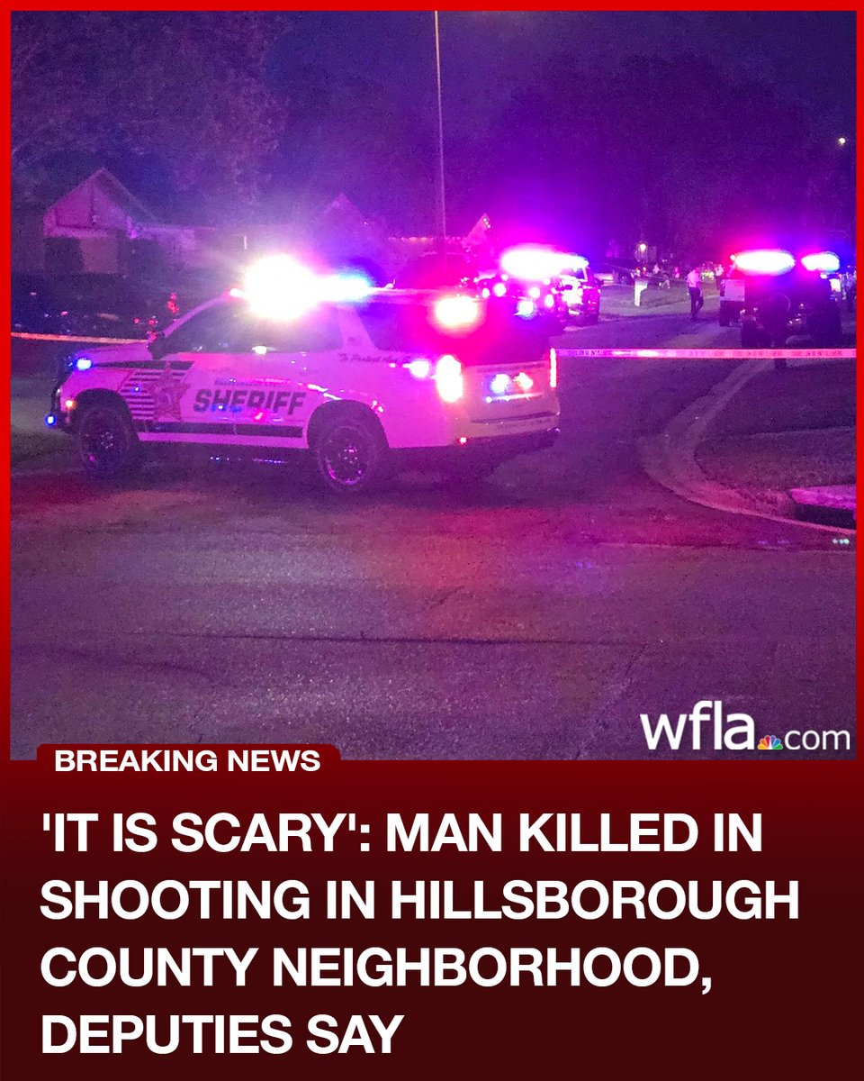 A man was killed in a shooting that happened Thursday evening in a Hillsborough County neighborhood