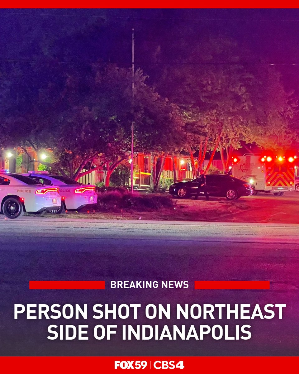 The person who was shot on Red Mill Drive in Indianapolis on Sunday night has died.