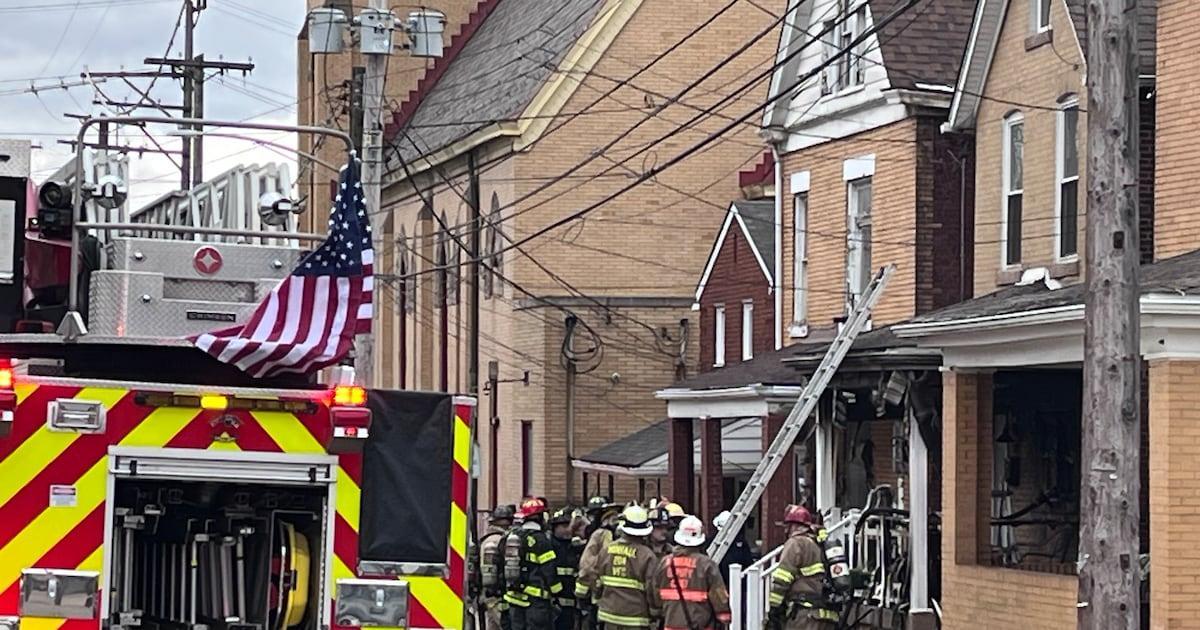 Fire heavily damages front porch of home in Rankin