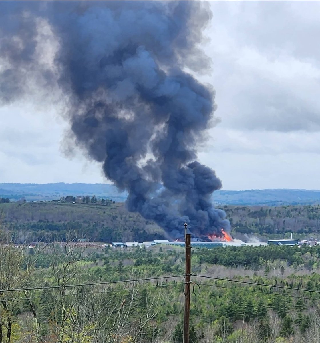 Searsmont, Maine Waldo County Mass Casualty Incident 506 Main Street S, major explosion at a lumber mill. Multiple buildings & 30,000 gallon tank involved. Firefighters down, apparatus severely damaged.