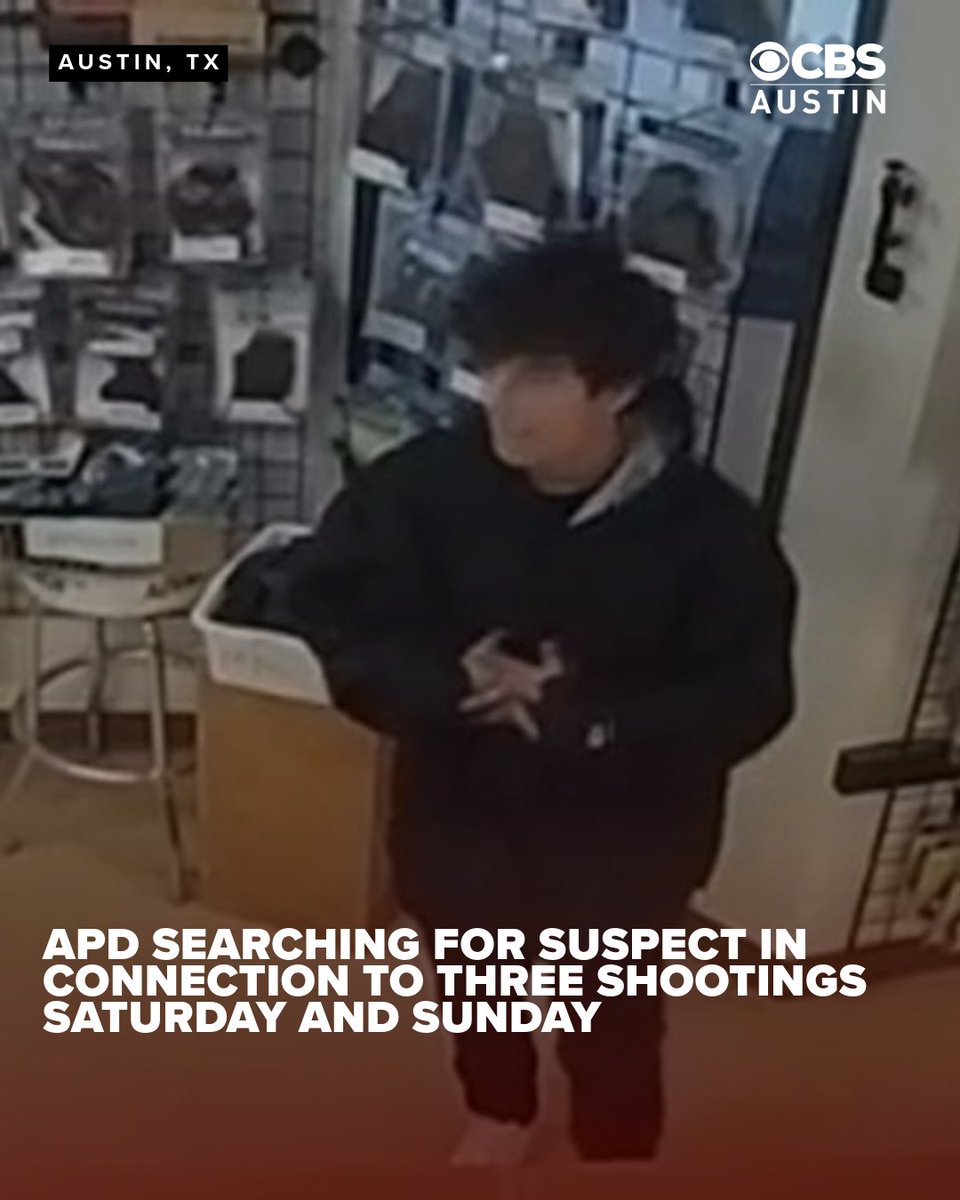 APD is searching for a suspect connected to multiple shootings that occurred on Saturday night and Sunday morning throughout Austin