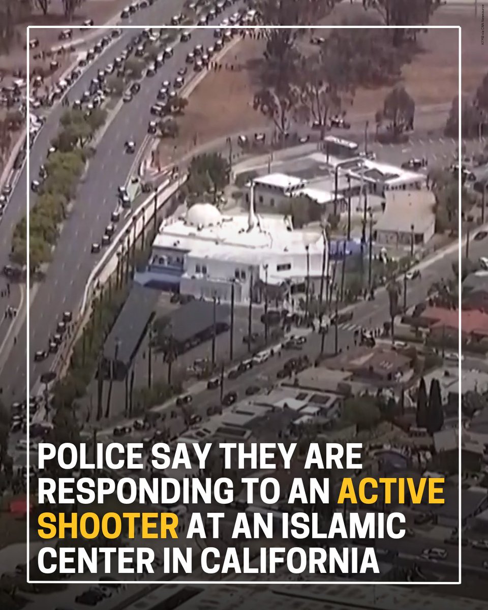 Die Polizei von San Diego teilt mit, dass sie auf einen bewaffneten Täter in einem islamischen Zentrum reagiert.