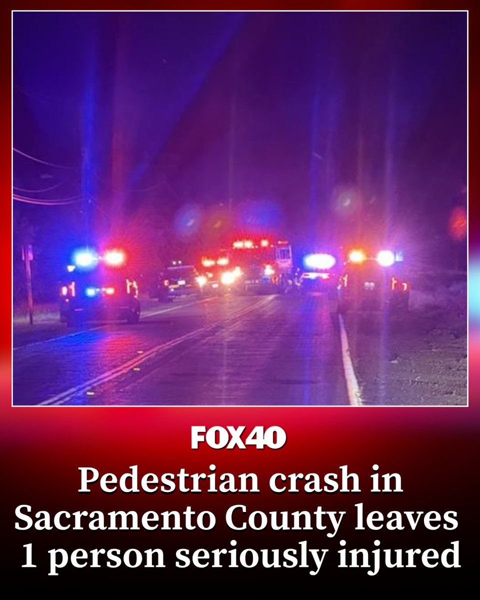 Two pedestrians were injured in a Sacramento County collision, one seriously, after being struck by a vehicle.