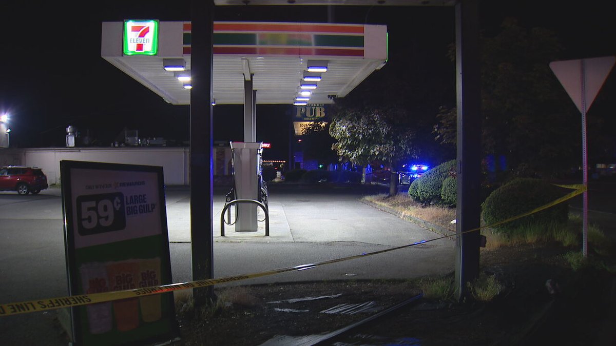 Big police response in Bothell this morning after an early morning officer-involved shooting in a convenience store parking lot.