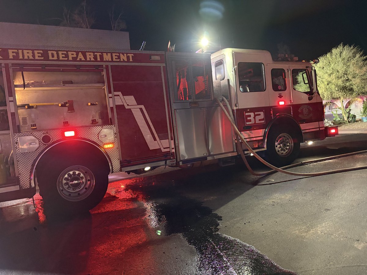 Firefighters have extinguished a house fire near 48th St and Southern Ave. Personnel from the Community Assistance Program are assisting four displaced residents. No injuries have been reported, and the cause is under investigation