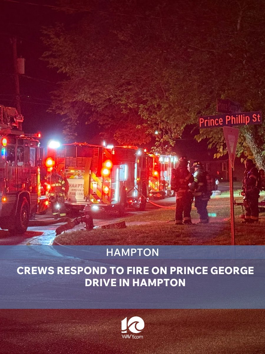 Crews responded to a house fire in Hampton Tuesday night. Read