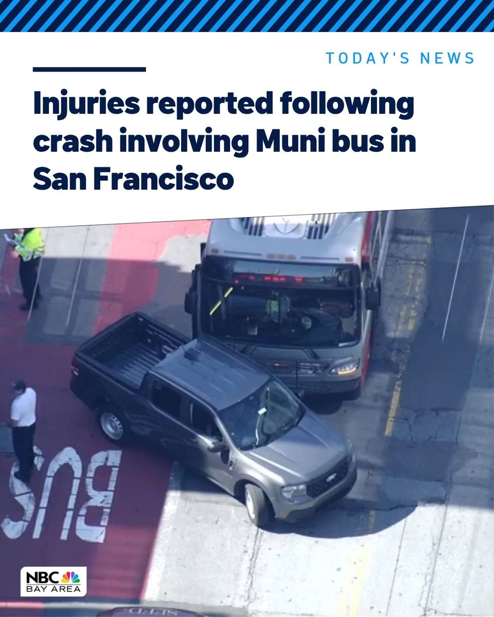 Two people were transported by ambulance to local hospitals following a crash involving a Muni bus on Wednesday afternoon in the Mission District, according to the San Francisco Fire Department