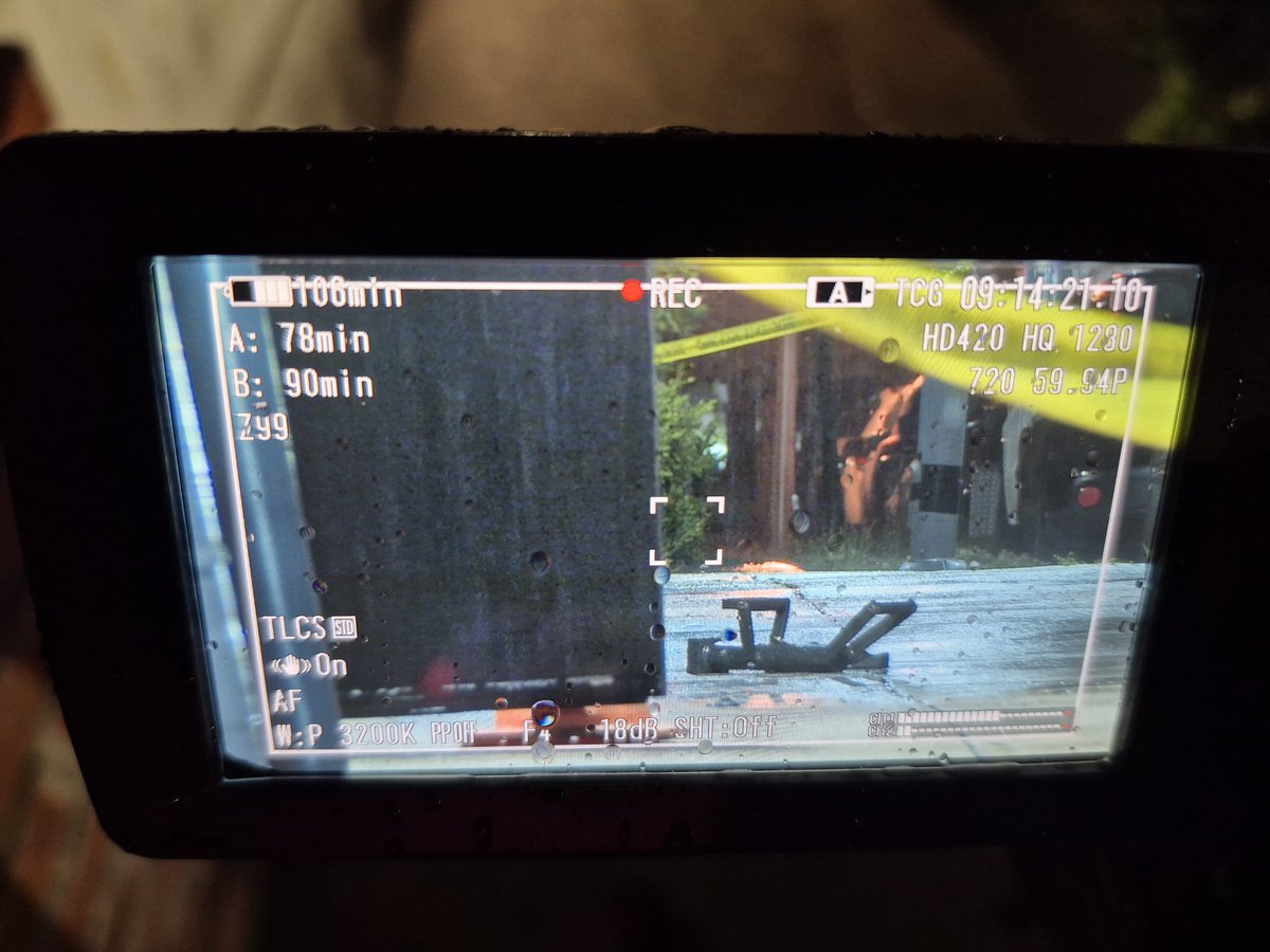 Police brought out a battering ram and firefighters showed up to help them with gaining entry to the building. Someone ended up opening the door for them, though