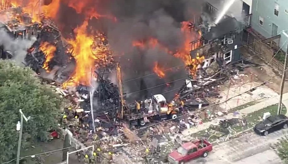 Explosion and fire at a Dallas apartment building kills at least 3 people, including a child