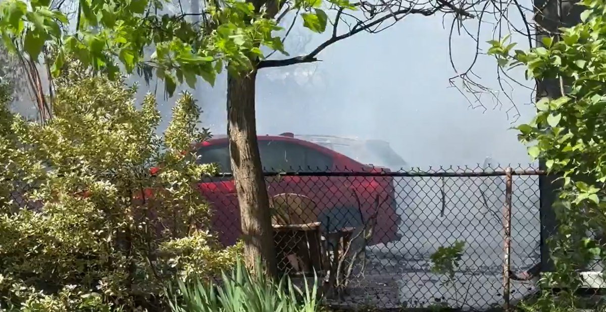 The Providence Fire Department says 10 people were displaced because of the Carpenter Street fire. A few firefighters had to be treated for heat exhaustion