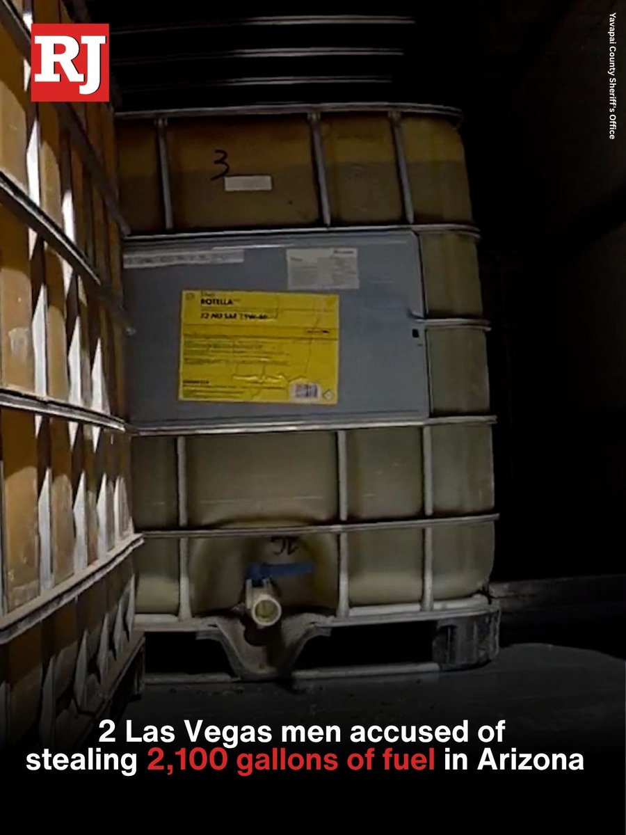 Two Las Vegas men are accused of stealing 2,100 gallons of fuel as part of a fuel-theft ring in Arizona
