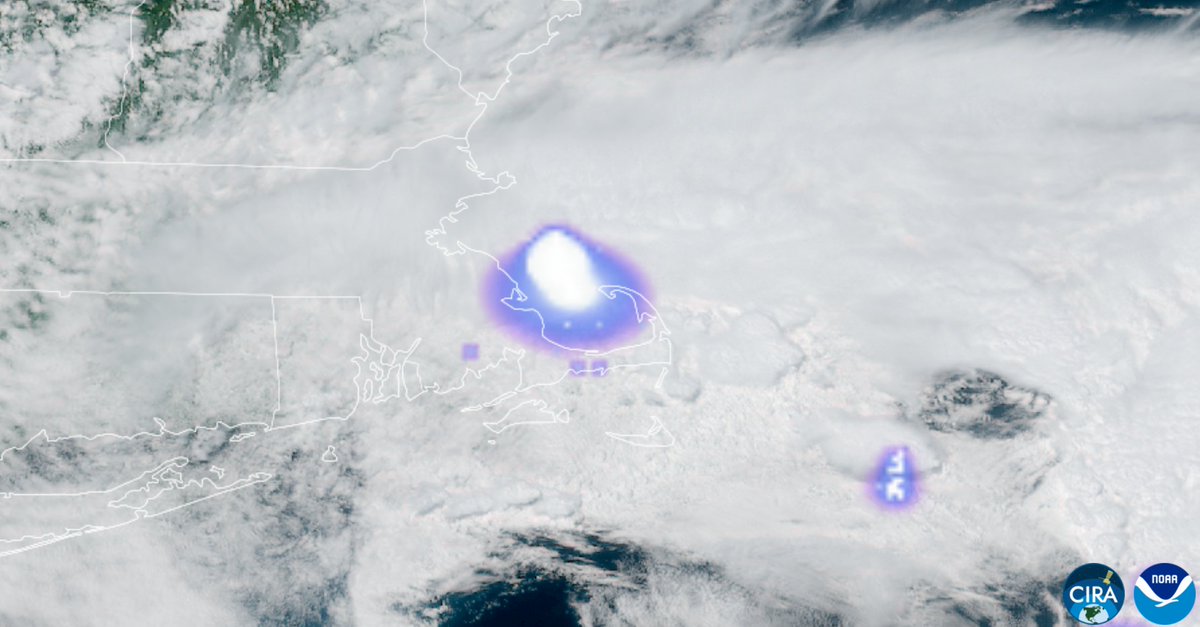 Reports of an explosion hears around Boston.  Very large flash detected by GOES-19 GLM that does not correlate with active thunderstorms