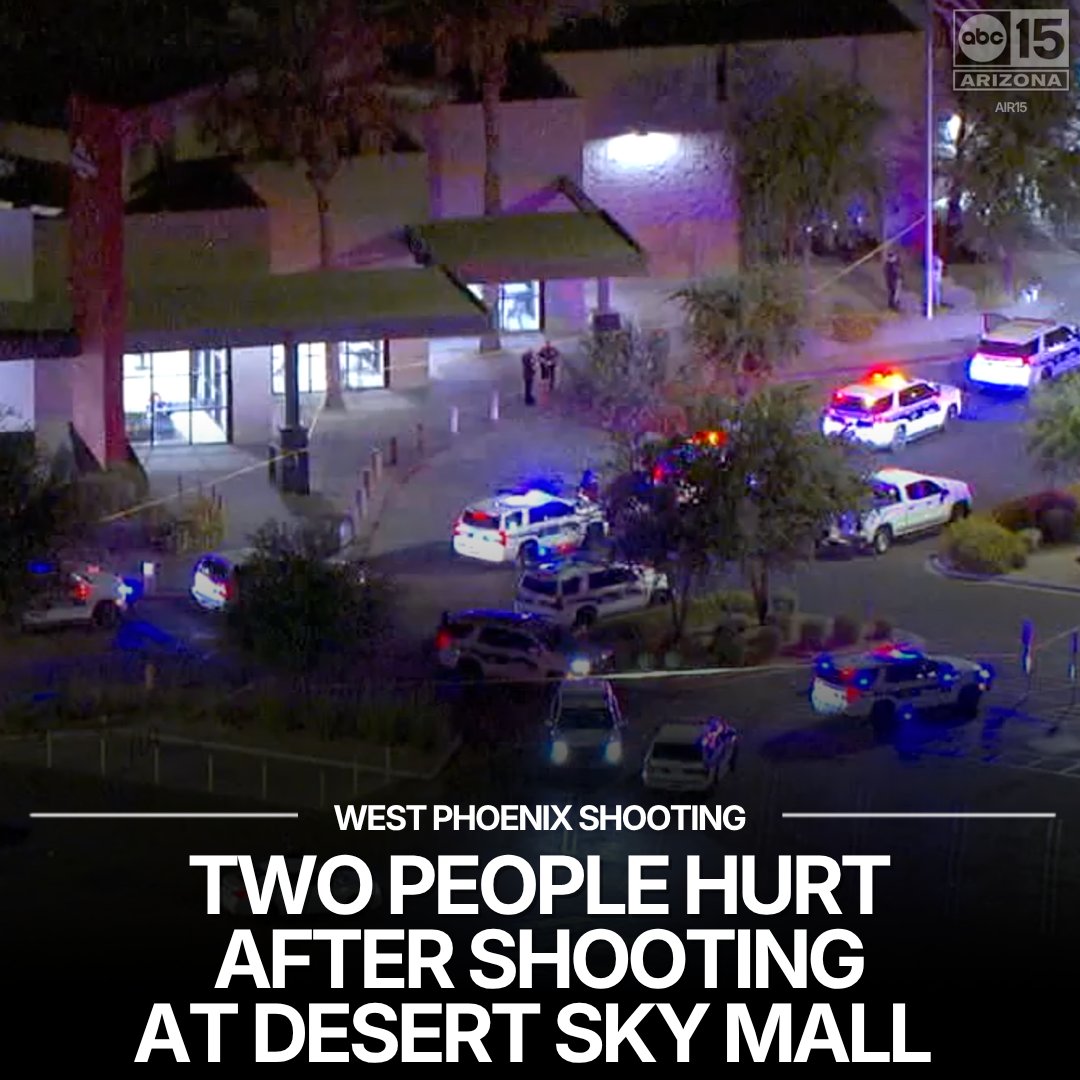 Two people are hurt, one seriously, after a shooting at Desert Sky Mall. Police say that although multiple people were detained while clearing the mall, none of those people are believed to be the shooter.