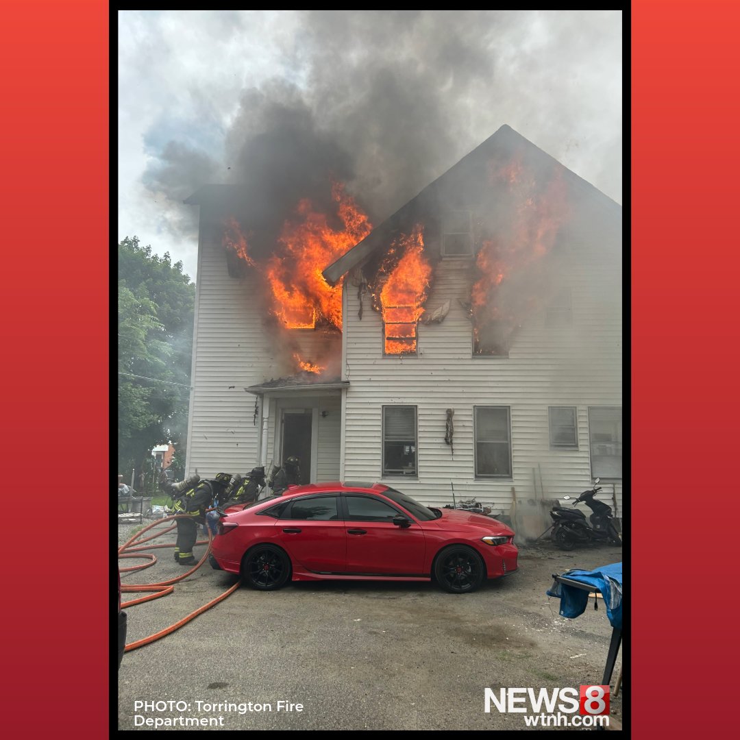 One person suffered a minor injury during a fire at a multi-family home on Brookside Avenue in Torrington on Saturday, fire officials said