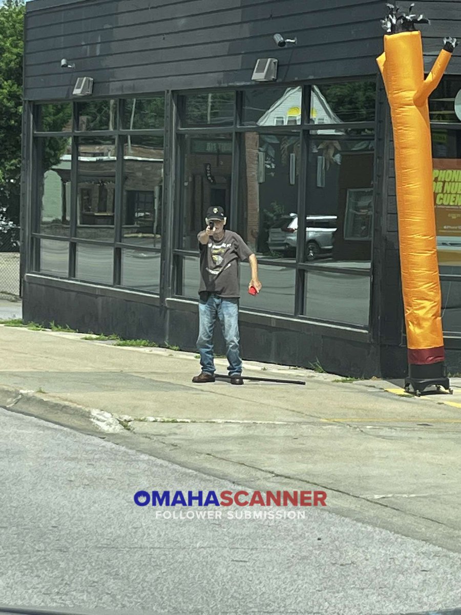 Omaha Police were called to the area of 31st and Leavenworth Street after receiving multiple calls for an armed party. One caller stated two people were pointing guns at each other. The second caller said a white male in a brown shirt and jeans was pointing
