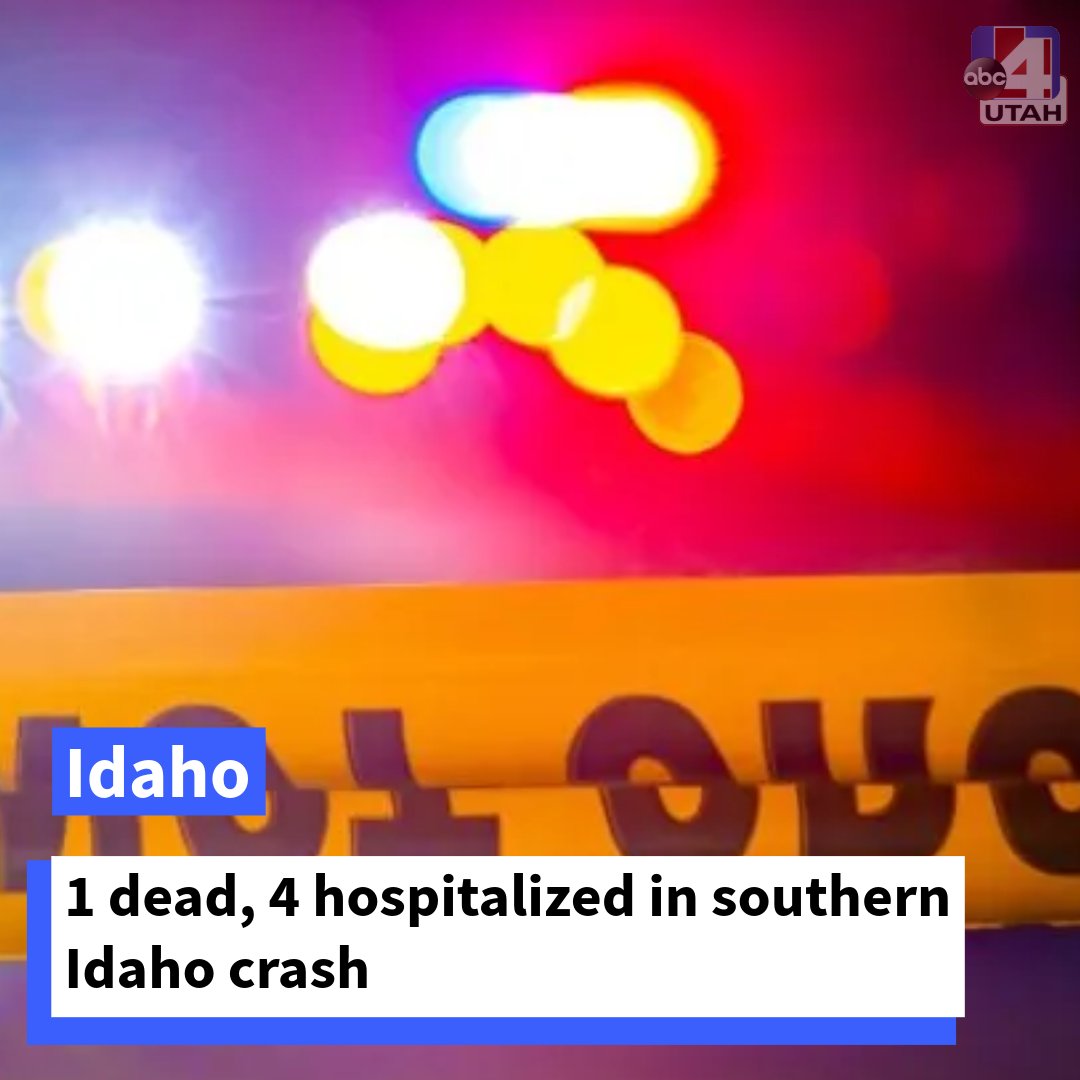 A 35-year-old man is dead and four others hospitalized after a crash in Caldwell, Idaho, Monday night, according to Idaho State Police