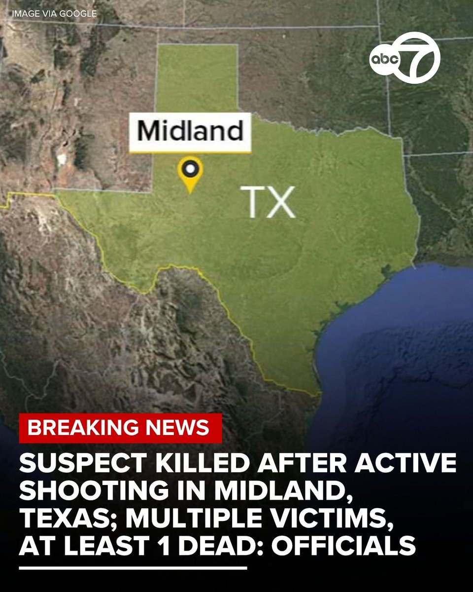 At least 11 victims were reported in an active shooter situation in Midland, Texas, on Friday morning, with at least one victim dead, according to Midland Mayor Lori Blong. The suspected shooter is also dead following a standoff with police, Midland city officials