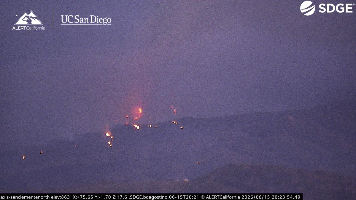 MateoFire Cleveland National Forest is in Unified Command with Camp Pendleton Fire Department as the Fire is moving into the San Mateo Wilderness. The Fire is burning in a North/Northeast Direction