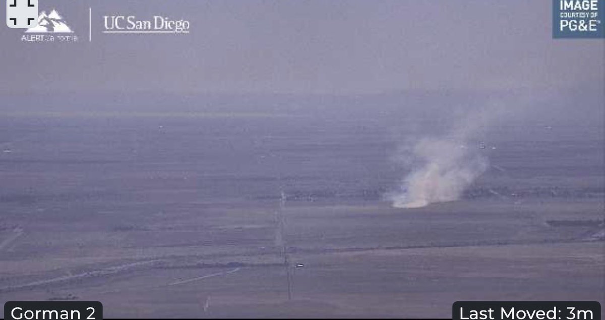 Neenach. Brush fire. 265th St and Avenue B-8