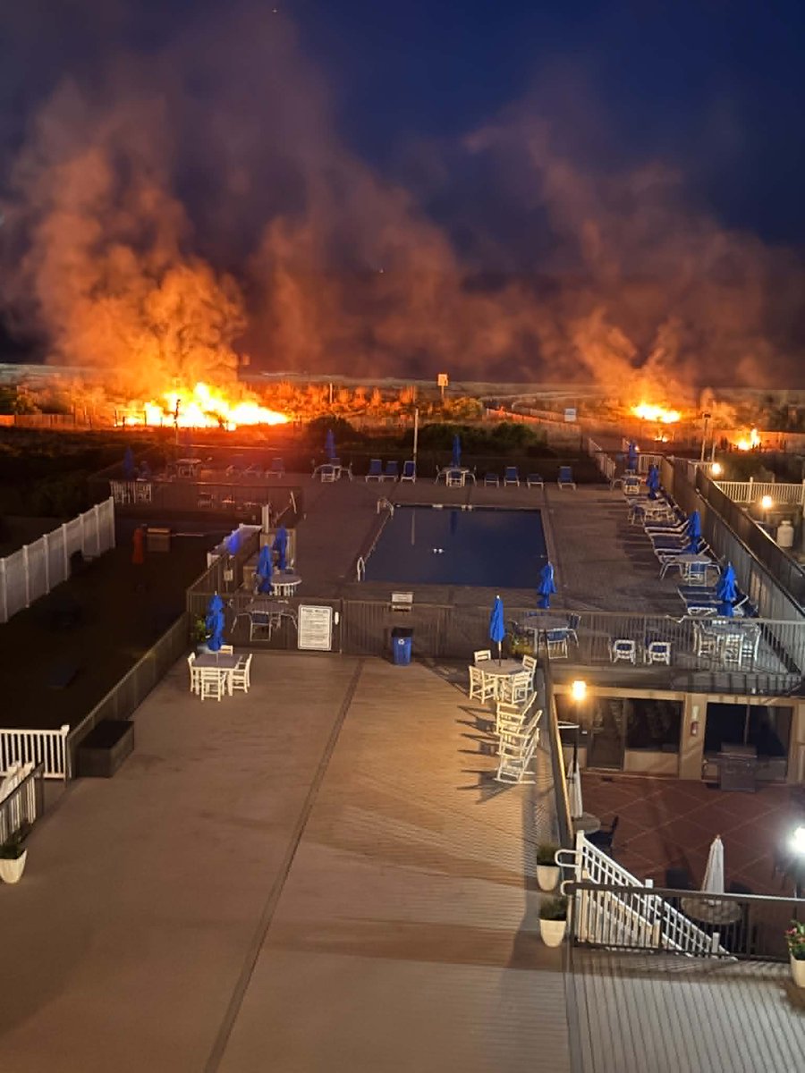 Ocean City police are hunting for the suspect whose illegal fireworks ignited a massive dune fire, wiping out an area of protected beach grass