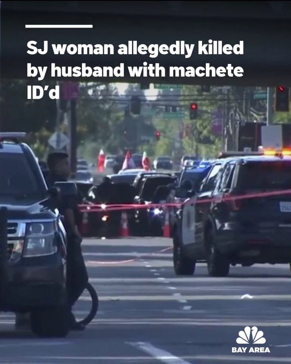 A 49-year-old San Jose woman who was allegedly killed by her husband with a machete earlier this month has been identified, authorities reported
