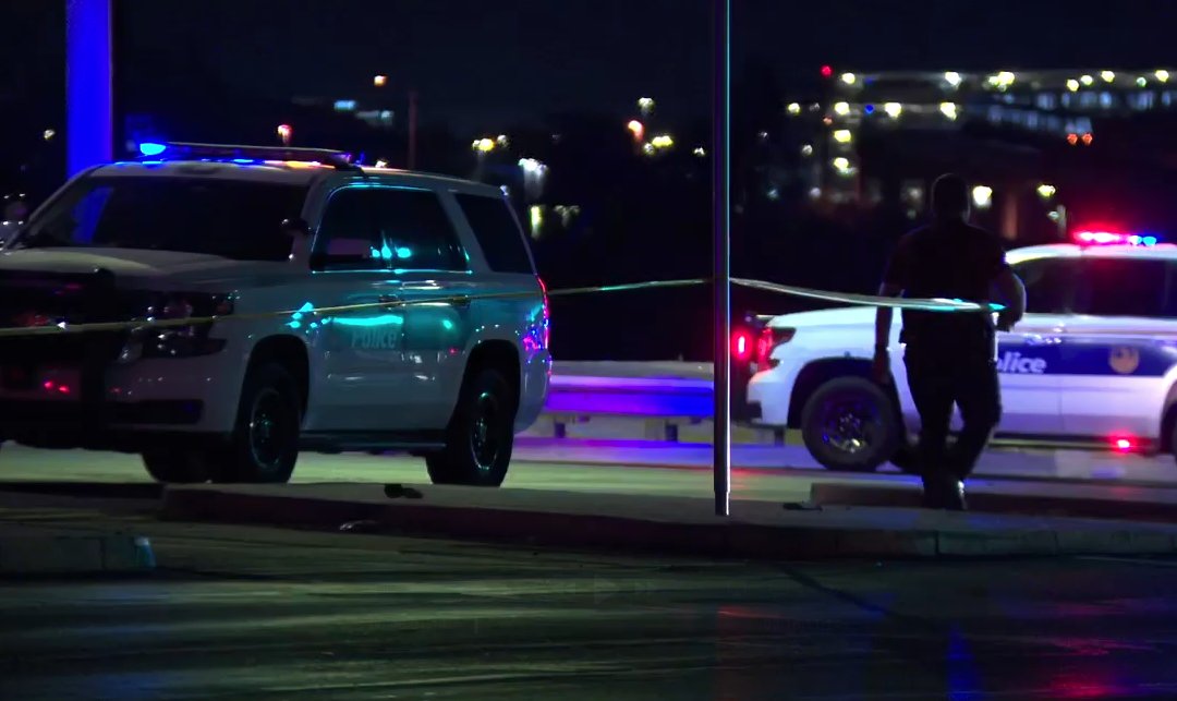A large number of law enforcement vehicles are gathered near 44th and Washington streets this morning, with traffic restrictions in place near Phoenix Sky Harbor International Airport.