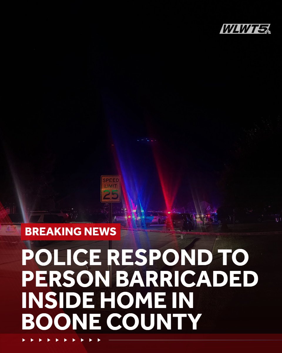Sources said an officer was barricaded inside a home in Florence on Friday night, prompting a massive response