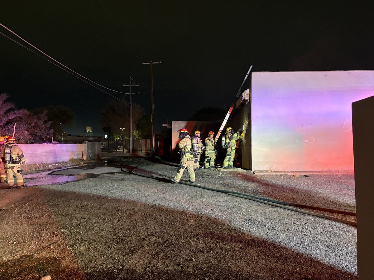 Crews arrived on scene around 2:30AM and found a vacant commercial structure with heavy smoke and flames coming from the rear of the building. Firefighters deployed hose lines to quickly extinguish the fire. No injuries reported. The cause is under investigation