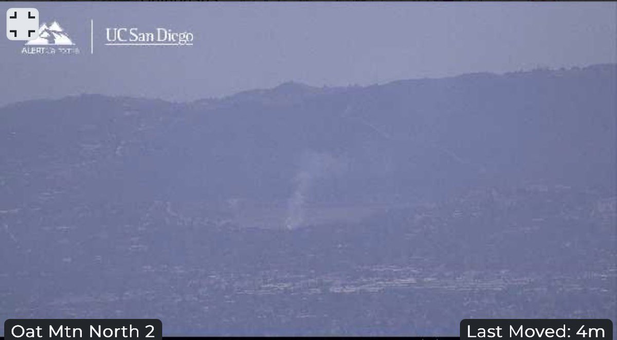Encino. Brush fire at Encino and Sumiya