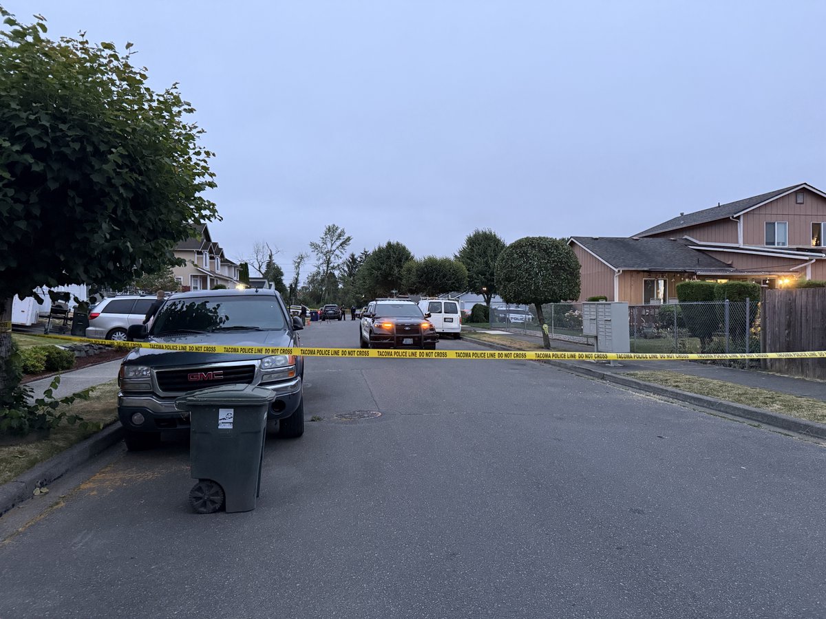 Scene of an early morning deadly shooting in Tacoma.
