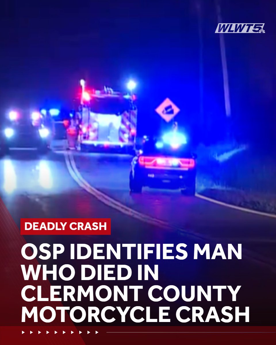 A man has died and a woman has been hospitalized with serious injuries after a motorcycle crash late Thursday night in Clermont County, according Ohio State Highway Patrol