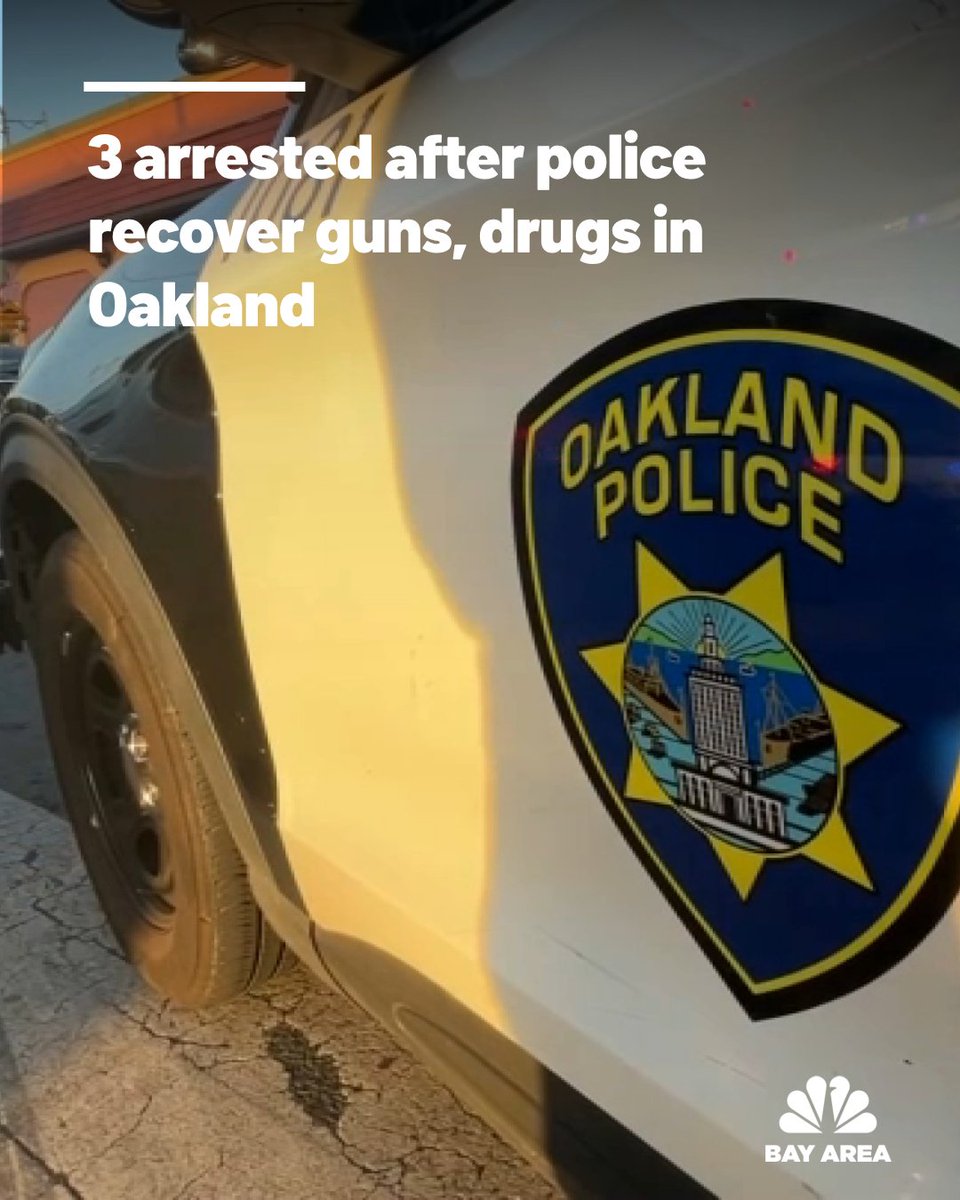Oakland police arrested three people and recovered multiple firearms, narcotics and cash during an investigation targeting violent crime, authorities said