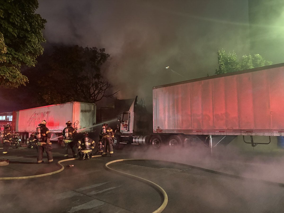4500 block of 7th Ave. S: firefighters continue to put water on the fire. No injuries reported