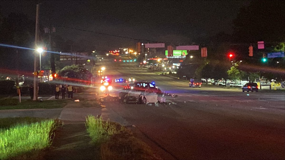 A motorcyclist was killed and three others were injured after an early morning crash involving a tow truck on Capital Boulevard in Raleigh. Police say the tow truck driver was arrested, though charges are still pending