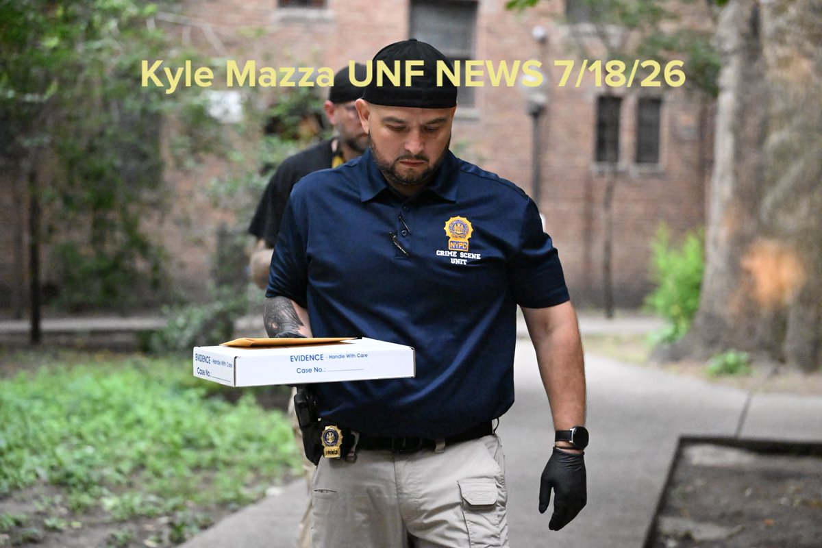 NYPD crime scene unit investigators removed evidence from the scene where a 24-year-old man was found fatally shot to the eye inside of an apartment building in the area of Macombs Place and Frederick Douglass Boulevard within the confines of the 32 precinct in Manhattan, New York, United States on Saturday, July 18, 2026. On Saturday, July 18, 2026, at approximately 1:32 am, police responded to a 911 call of a person shot and found a 24-year-old man with a gunshot wound to the right eye.
