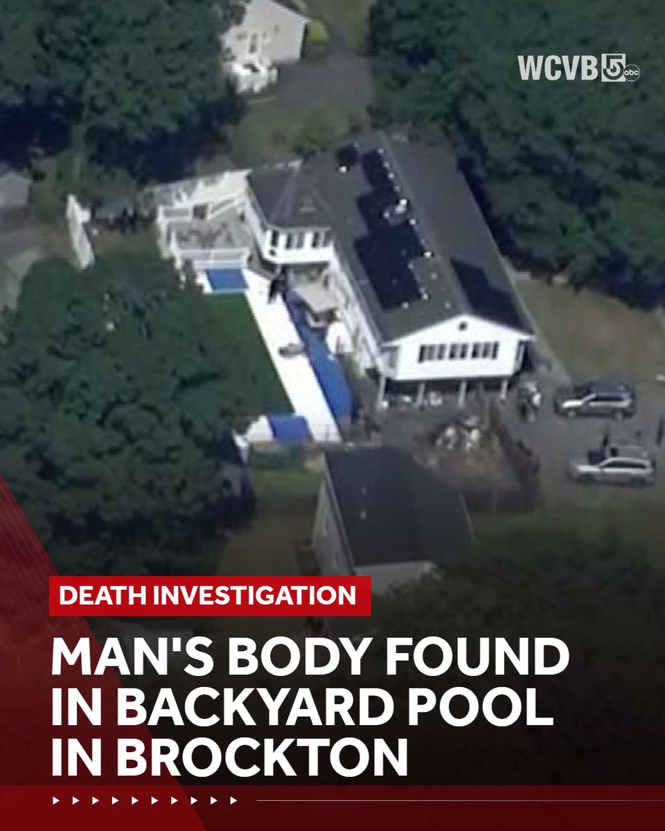 The death of a man whose body was found in a backyard swimming pool at a Massachusetts home is under investigation