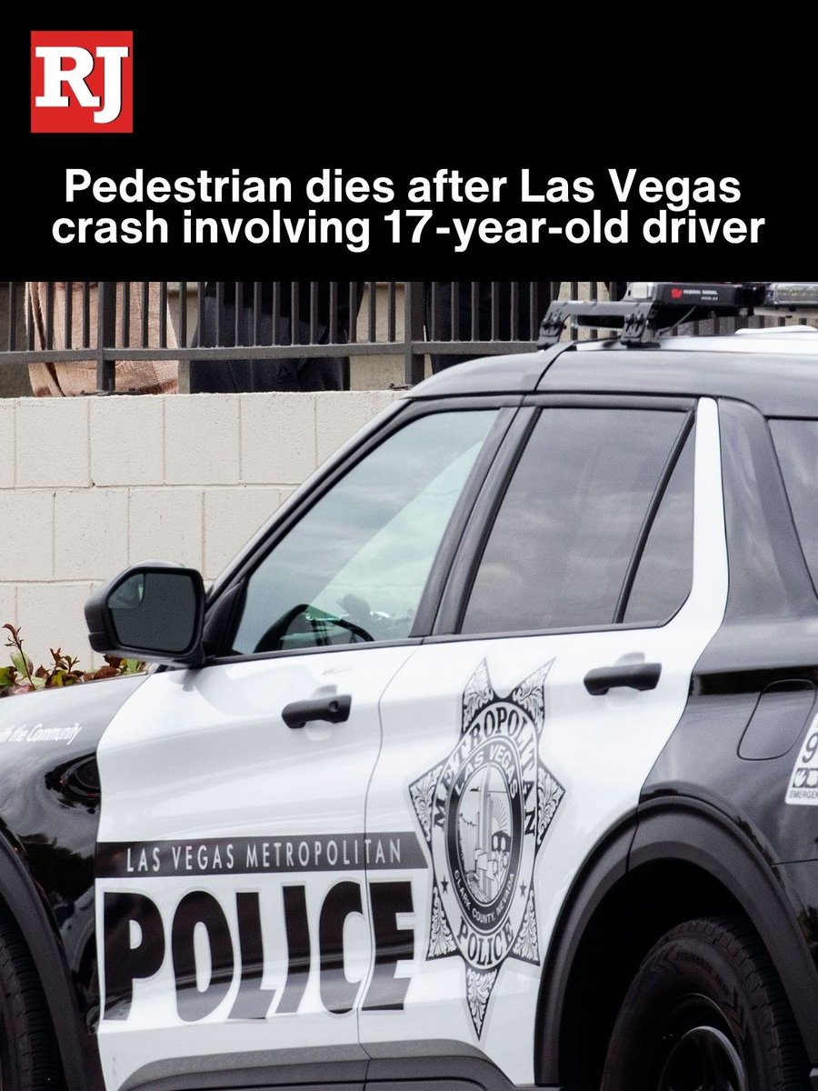 A Las Vegas man who was struck by a vehicle driven by a 17-year-old girl has died, police said