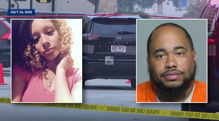 A man was taken into custody after he allegedly shot the mother of his child six times during a custody exchange. Authorities said the shots were fired in front of their six-year-old son