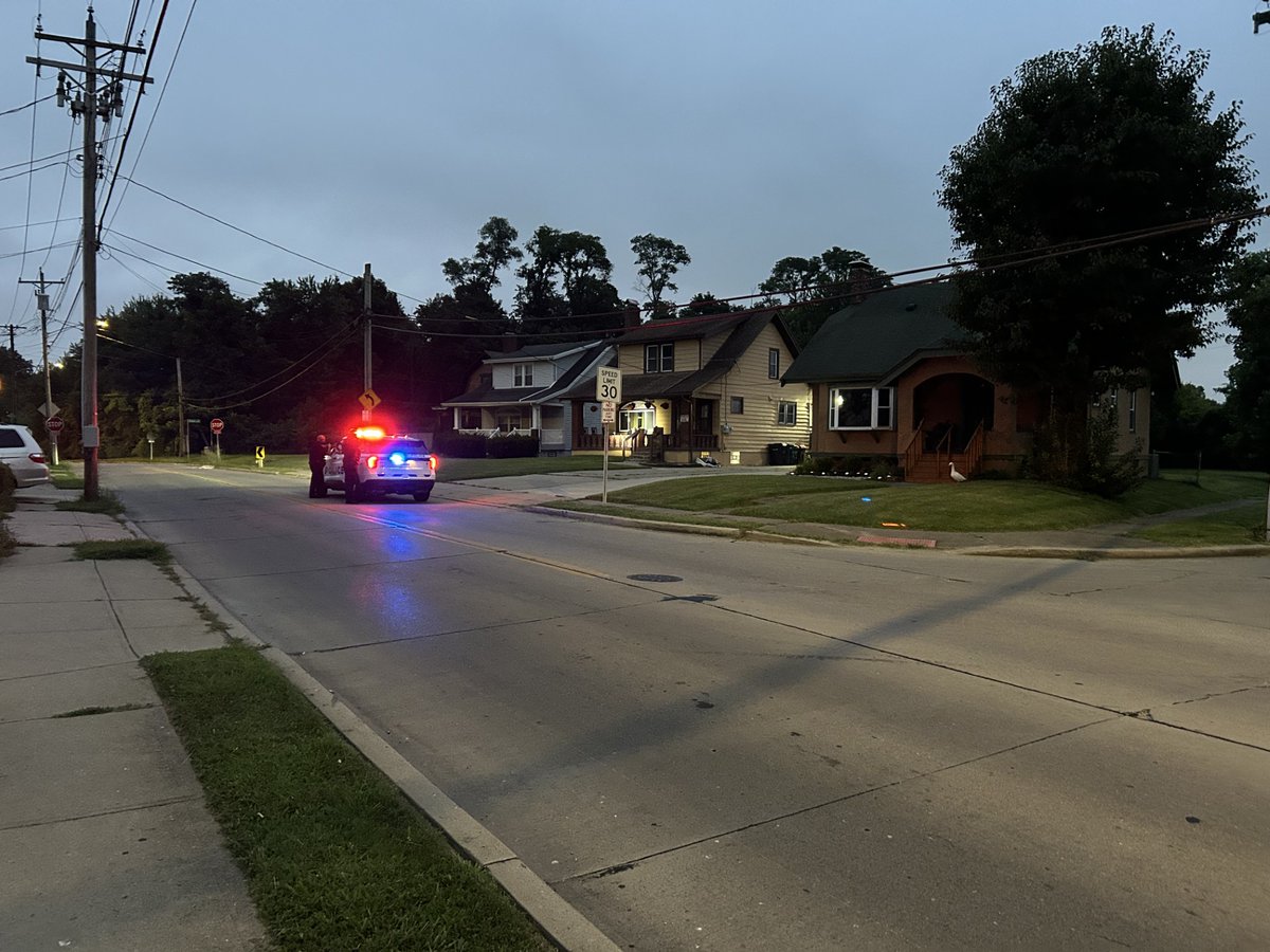 Cincinnati police said a man was hospitalized after being stabbed, and a suspect has been located